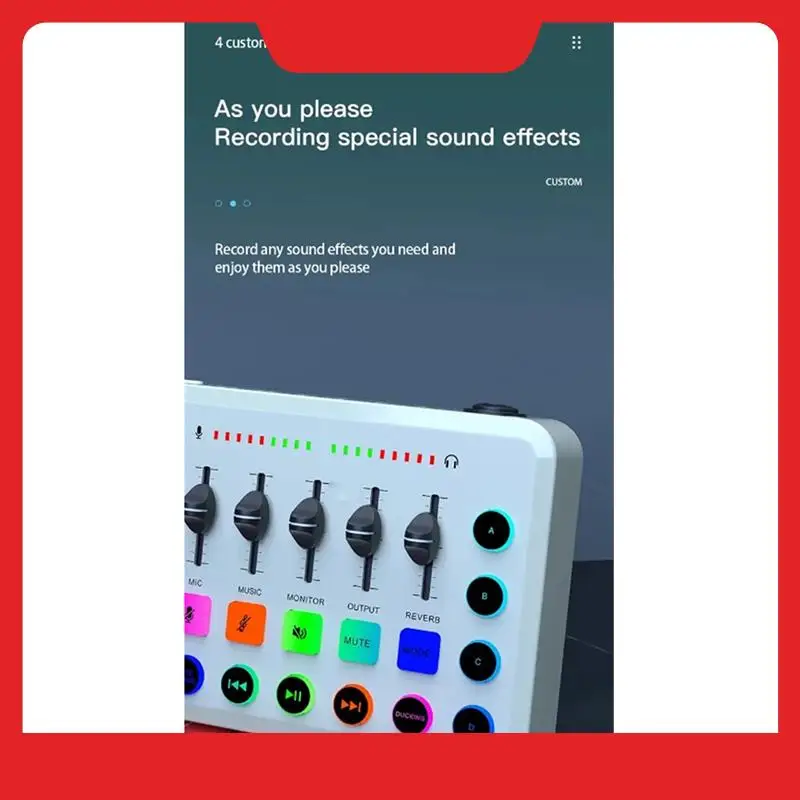 

F11 Sound Cards Audio Mixer Field Cards Computers PC Mixers Professional Studio Recording Kits Podcasting Accessories