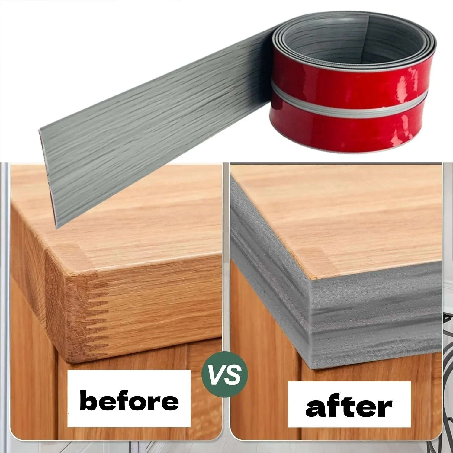 1PC 2m/78.74in Self-Adhesive Transition Strip Laminate Floor Spacer For Bridging Floor Gaps And Carpet Thresholds