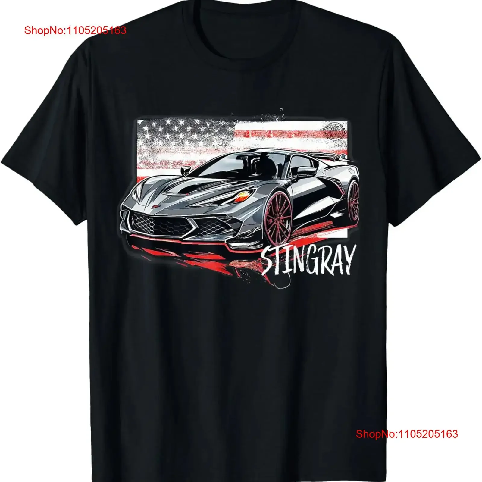 C8 American Muscle v8 Supercar Stingray Cool Vette Mechanic T Shirt  vintage Washed Unisex fashion Stretched streetwear