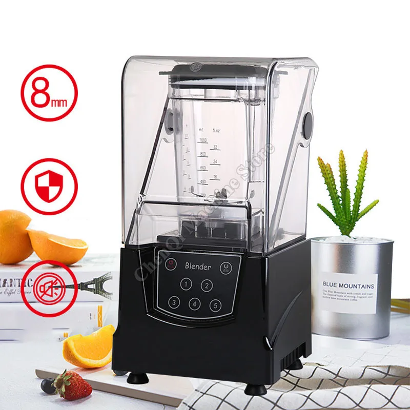 Sand Ice Machine Commercial Automatic Covered Milk Tea Shop Cooking Shaved Ice Wall Breaking Sound Insulation Ice Breaker