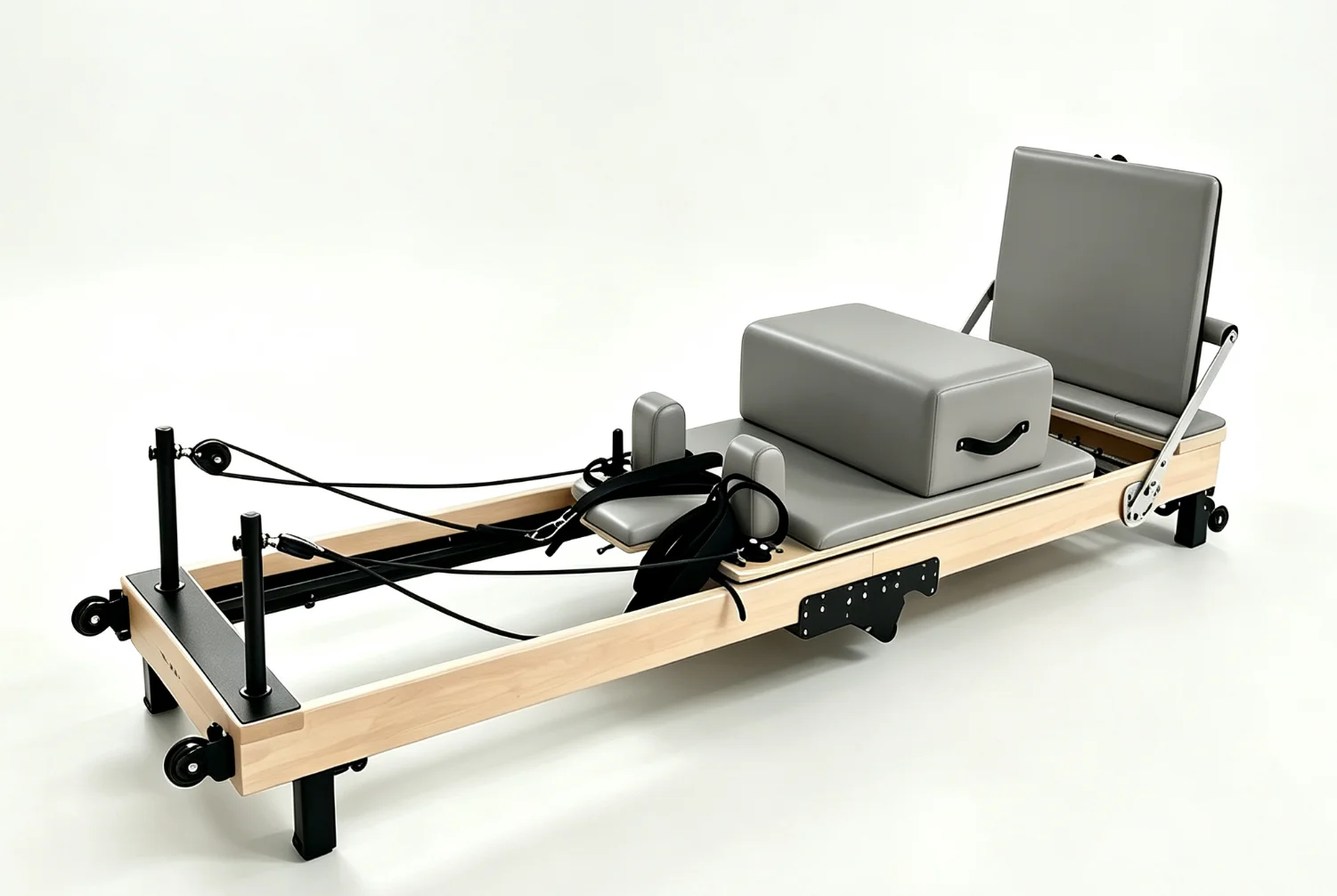 2026 Professionele Pilates Reformer Machine, Opvouwbare Home Gym Trainer voor Spiertraining, Volledige Lichaamstraining & Atletische Prestaties