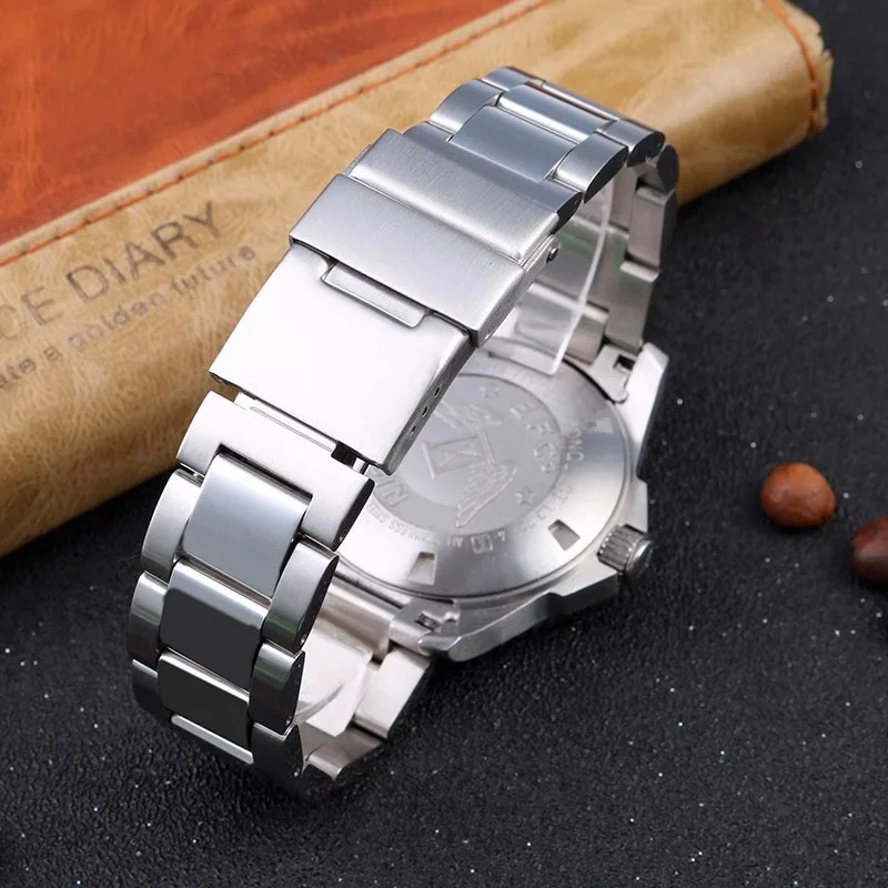 

Watch Band For Longines Conquest New Diving Watch Strap Series L3.781 642 742 with Tool Double Press Fold Buckle Accessories