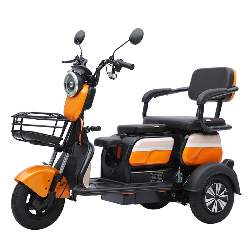 

New Stylish 3-Wheel Electric Passenger Tricycle Three-Wheel Adult Delivery EEC Lead-Acid Electric Motorcycle