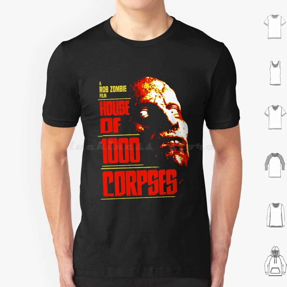 House Of 1000 Corpses 2002 Vintage T Shirt Big Size 100% Cotton House Of 1000 Corpses Rob Captain Spaulding Horror Clown Zombie