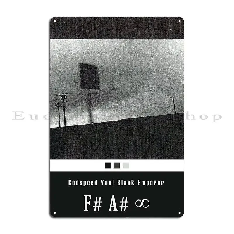 Godspeed You Black Emperor F A Infinity Poster Metal Plaque Poster Plates Home Custom Club Bar Design Pub Tin Sign