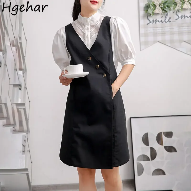 Sleeveless Apron Coffee Shop Florist Gardening Pinafore Baking Housework Tools Dirt Resistant Anti-fouling Fashion Delantal New