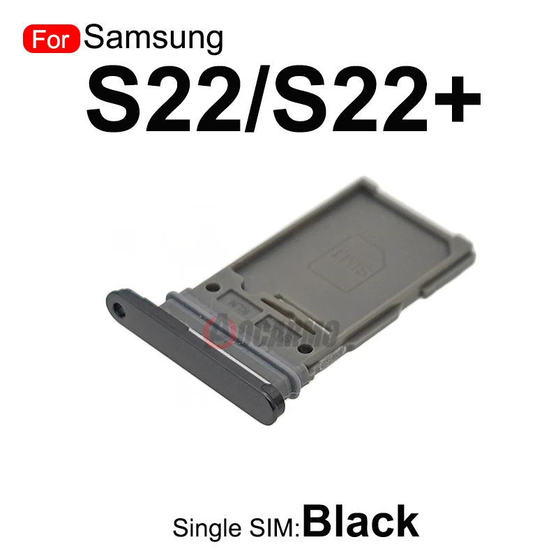 Single Dual SIM Card For Samsung Galaxy S22 Plus S22+ Sim Tray