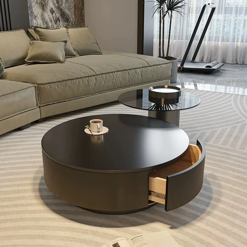 Center Minimalist Coffee Tables Space Saving Hotel Modern Patio Coffee Tables Elegant With Storage Stolik Kawowy Space Furniture