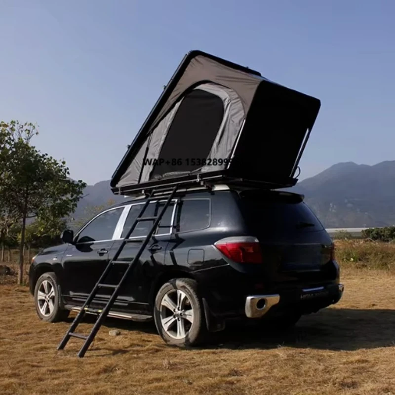 Overland Dachzelt Aluminum Hard Shell Roof Top Tent SUV 4x4 Offroad Four-Season Waterproof Quick Automatic Opening 600D Oxford