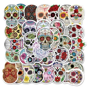 Graffiti Children's Toy Sticker, 50pcs, DIY, DIY, DIY, Skate, Laptop, Baggage, Car, Anime 6 Main Mexican Skull Sales - №1