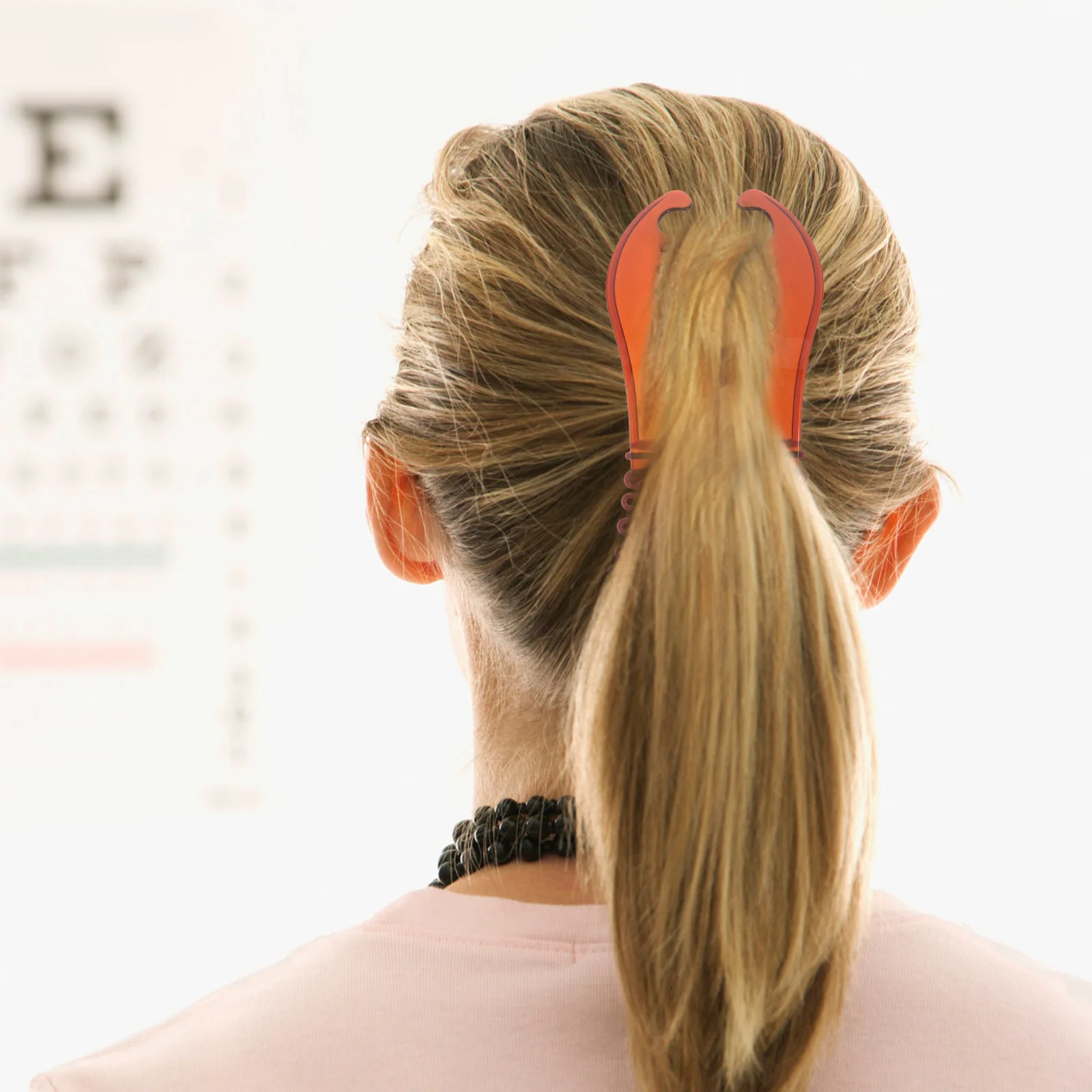 

4pcs Interlocking Banana Hair Clips Double Side Combs Flexible Bendable Plastic Hair Styling Tools Lightweight Ponytail Holders