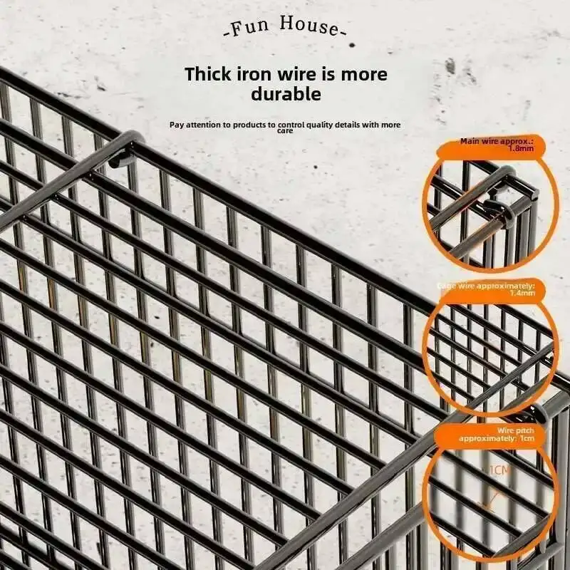 

Bird Parrot Cage Household Special Extra Large Pigeon Bird Cage Turtledove Special Cage Household Breeding Indoor and Outdoor