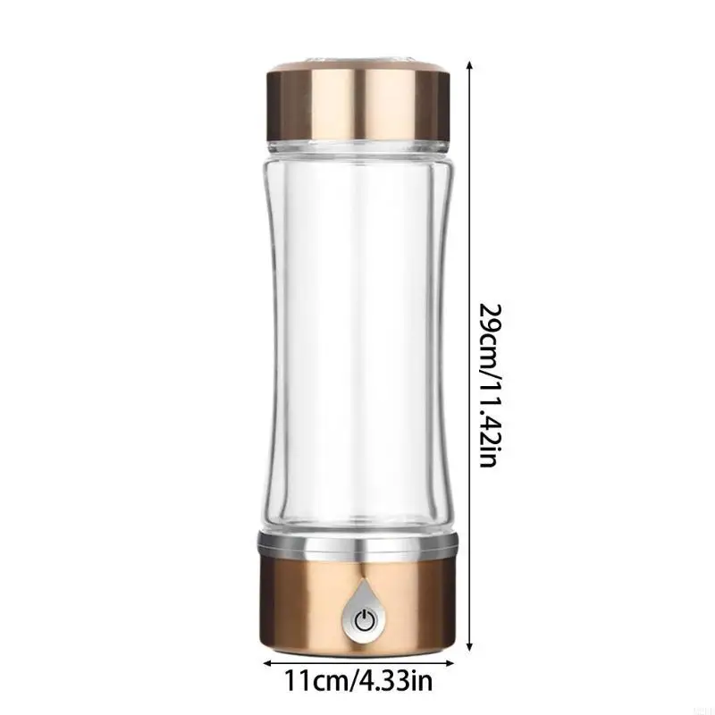 

2025 New 350ml Hydrogens Enriched Water Bottle for Face Care Electrolysis Technology Cup