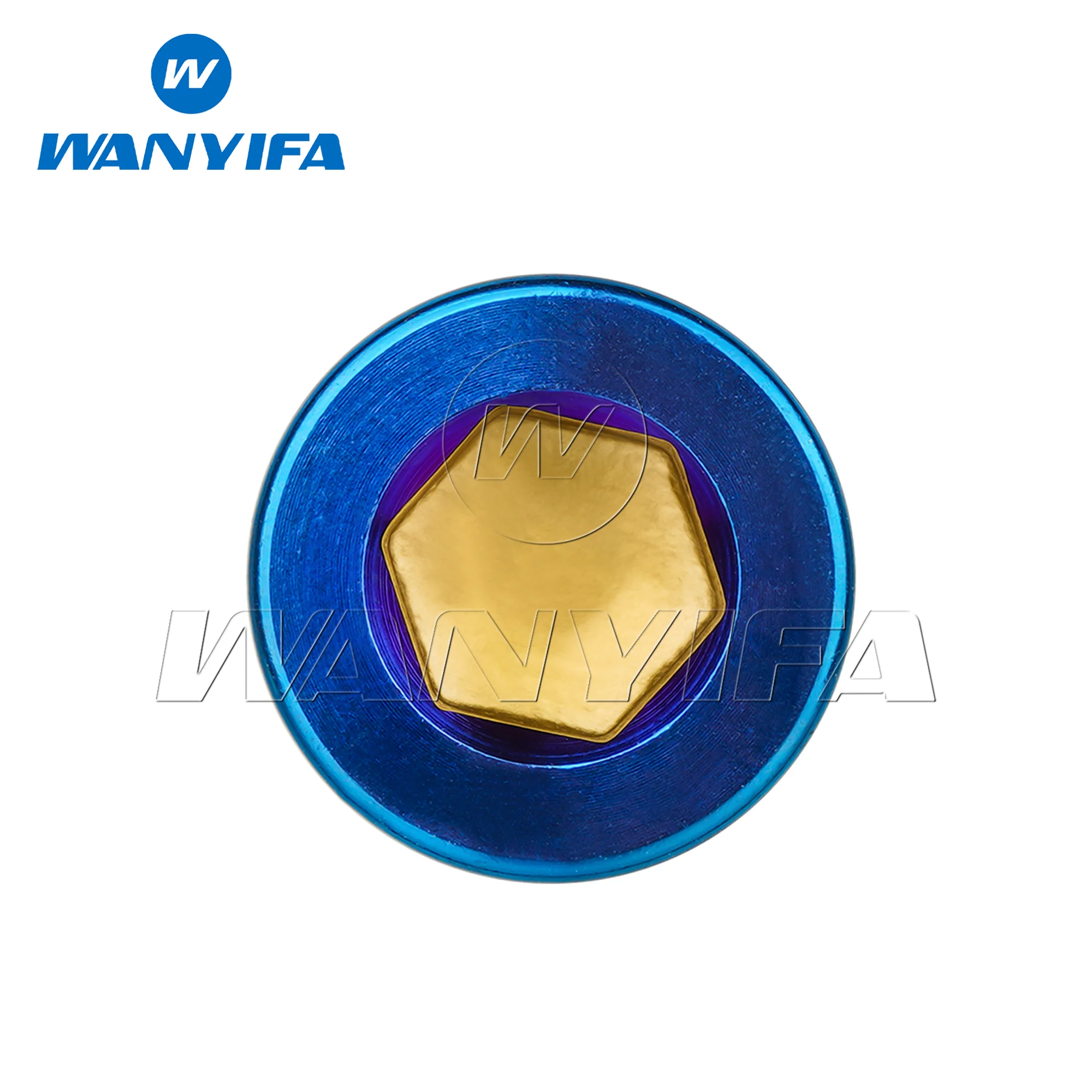 Wanyifa Titanium Bolt M3x 6 8 10 12 15 18 20mm Allen Key Stigma Screws for Aviation Model Bicycle