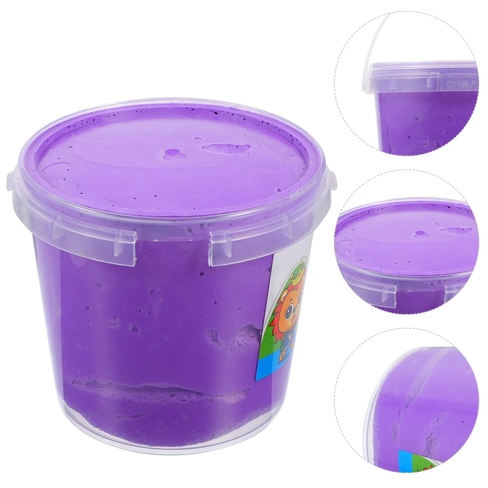 

2 Pcs 300g Ultra Light Clay Purple Non Hardening Smooth DIY Mud Kit Plasticine Toy Kids Educational Plaything Bright Color Pure