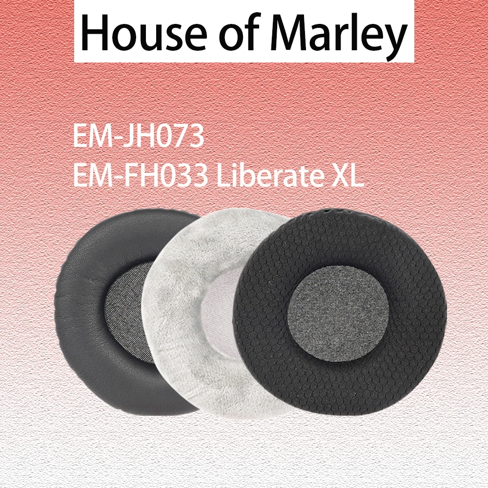 EM-JH073 وسادات الأذن لينة تنفس شبكة القطيفة الجلود رغوة سماعة منصات غطاء FH033 تحرير XL وسائد الأذن لبيت مارلي