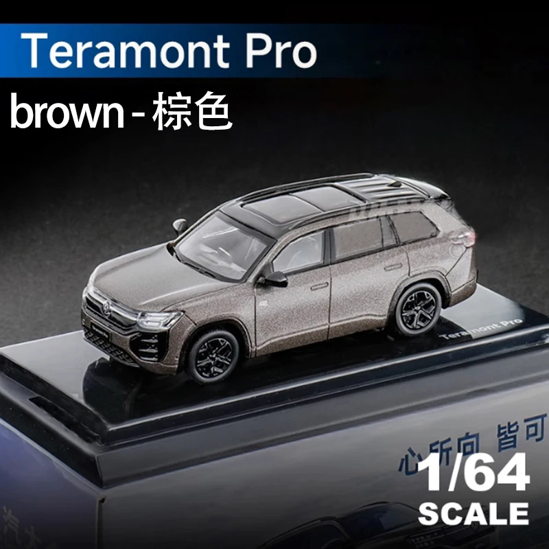 

Оригинальный масштаб 1/64 Passat Pro/Tiguan L Pro/Teramont Pro, модель автомобиля из сплава, статическая коллекция для взрослых, украшенные праздничные подарки, игрушки
