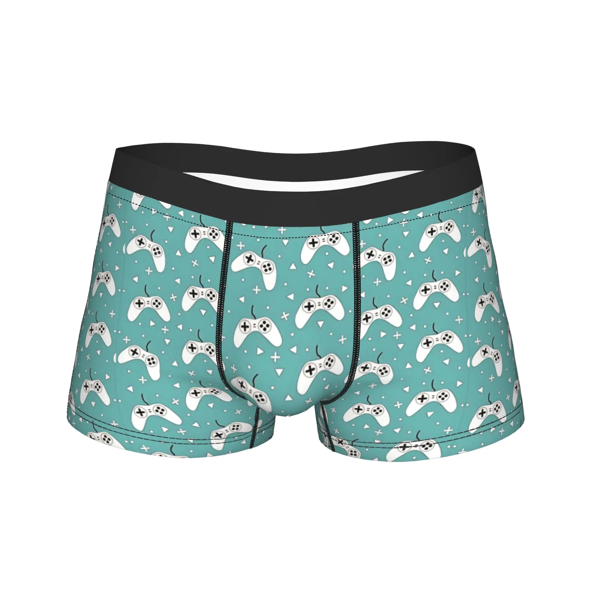 Game Pattern Video game controller Underwear  Breathable Panties Customs Shorts Briefs For Men Pouch Oversize Boxershorts