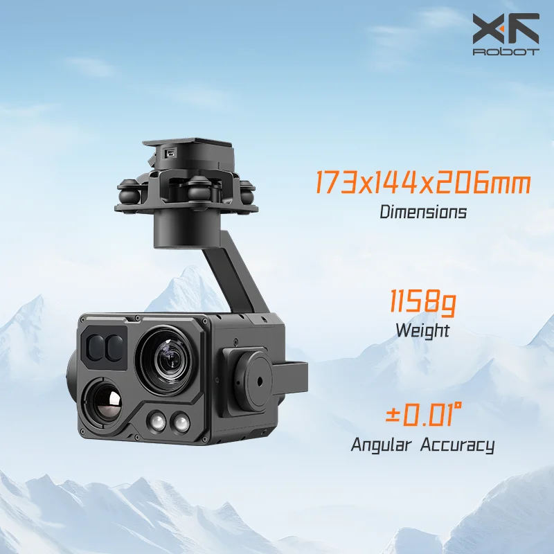 Z-9B AI 3-Axis Pod Target tracking/Night Vision UAV Pod Camera/30x optical zoom Thermal imaging camera Drone