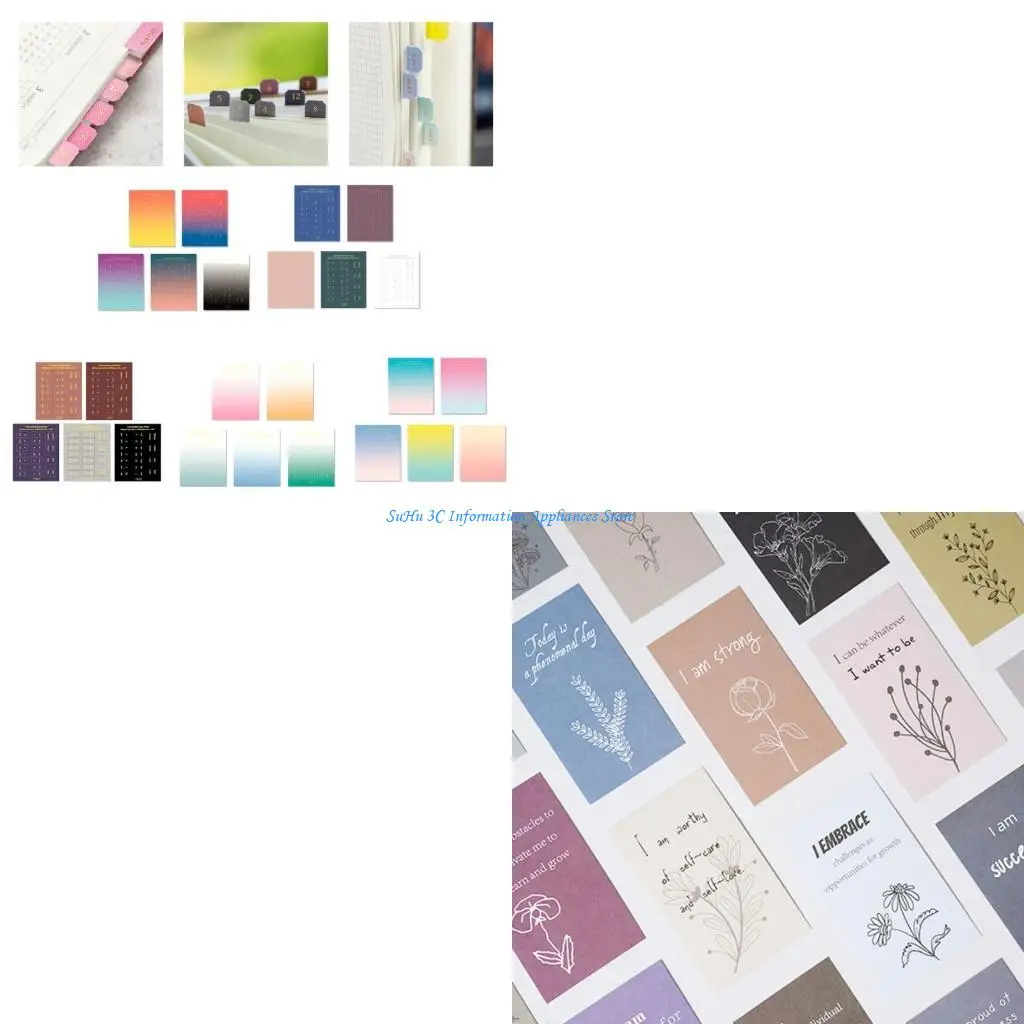 

10 Sheets Monthly Separator Tabs Monthly Tabs Index Sticker Adhesive Index Tabs for Office Study