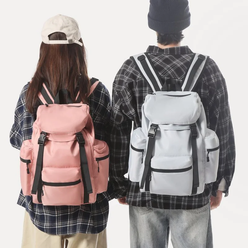 

Модный рюкзак 2026 года для мужчин и женщин, водонепроницаемый, из оксфордской ткани, для путешествий, большой вместимости, с множеством карманов, унисекс, для колледжа