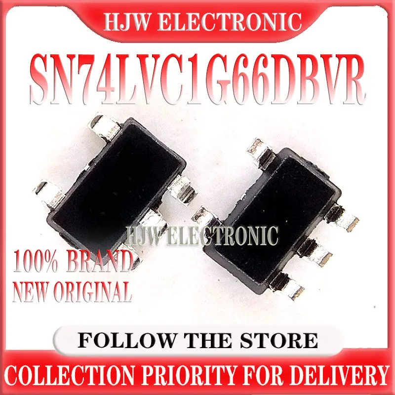 

100-1000pcs brand new original UMW SN74LVC1G66DBVR SOT-23-5 single channel bidirectional analog switch chip