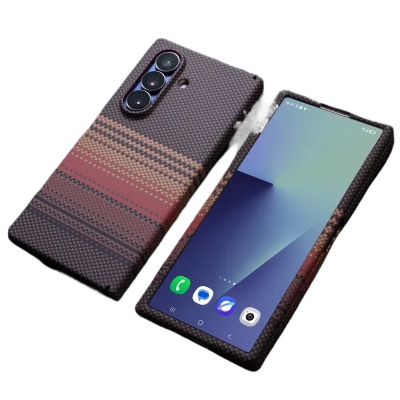 Etui z włókna węglowego z zawiasem PC, chroniące ekran, do Samsung Galaxy Z Fold 8Ultra 7 6 5 4, z magnetycznym mocowaniem do bezprzewodowego ładowania. — zdjęcie produktu 7