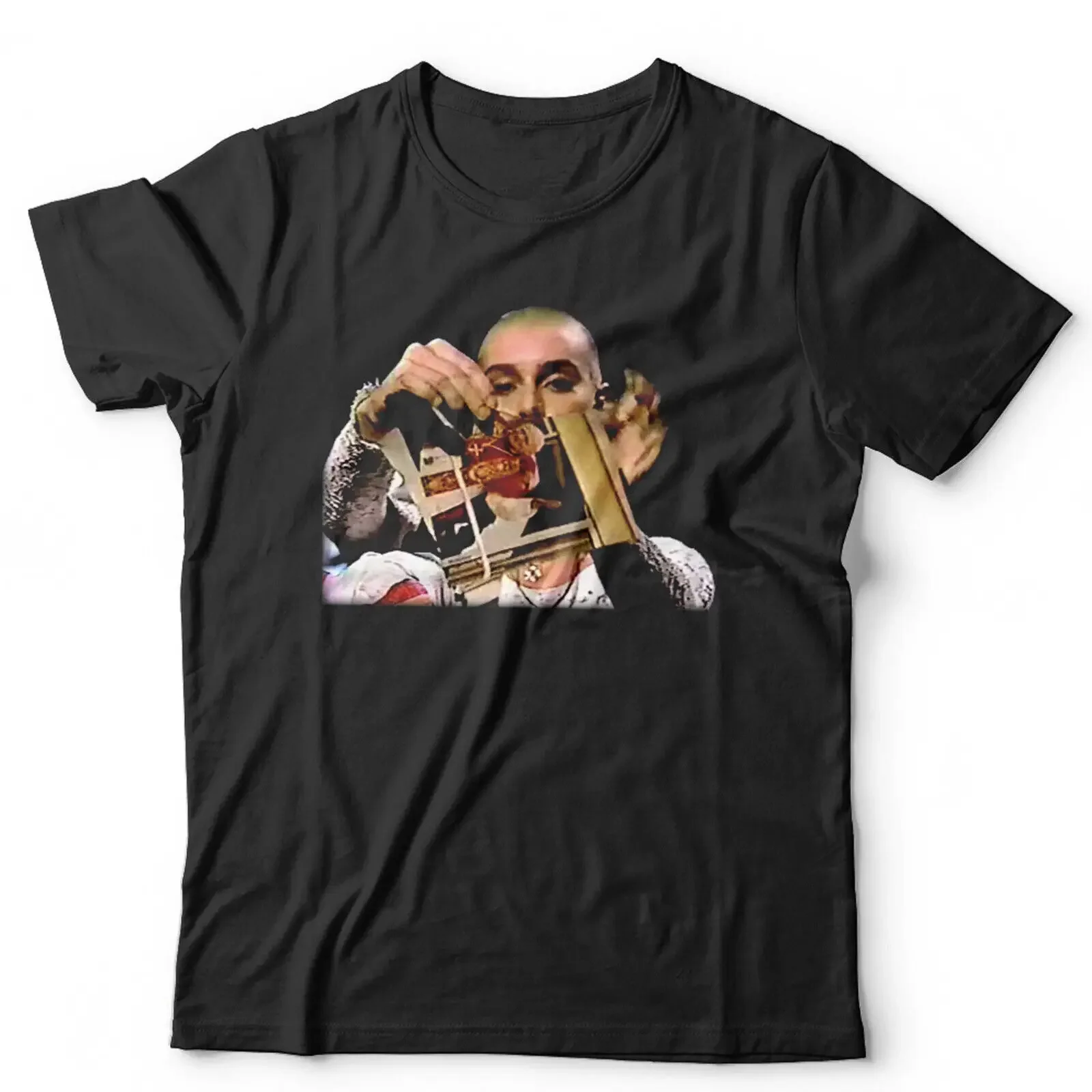 Sinead O'Connor Pope Retro Photo Tshirt Unisex Ripped Photo Incident Blasphemous