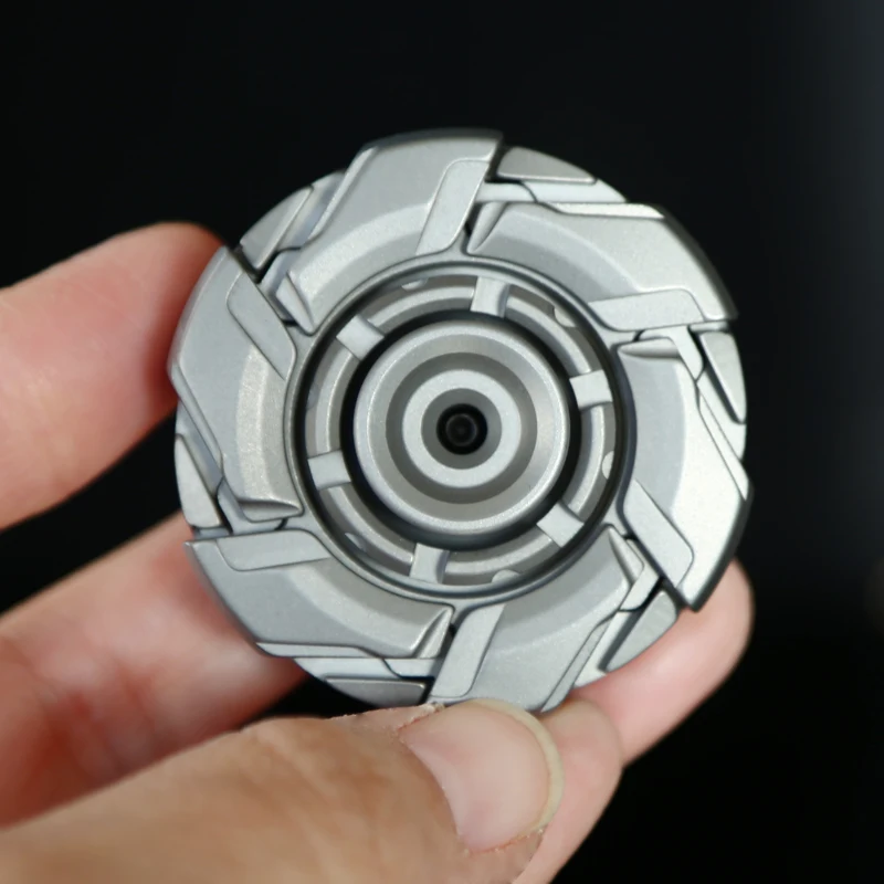 Mecha Fidget Spinner de mano EDC, herramienta para aliviar el estrés y la ansiedad, con la punta del dedo, giratorio