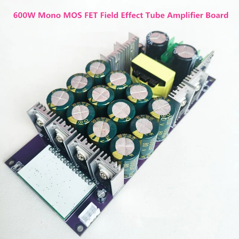 

High-Power 600W Mono MOS FET Field Effect Tube Class D Digital Car Square Stage Audio Amplifier Board