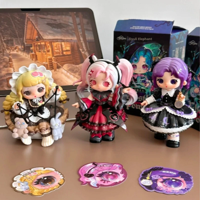 

Original Ziyuli 7th Generation Ghostly Power Series Blind Box Cute Collectible Toy Figure Desktop Ornament Mystery Box Girl Gift