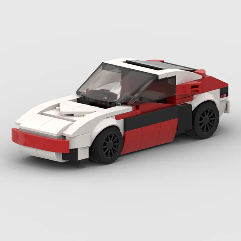 Speed Racing Car Model MOC Building Bricks Classic Track Car Modular Technology Children Holiday Gifts Assemble Toys Suit