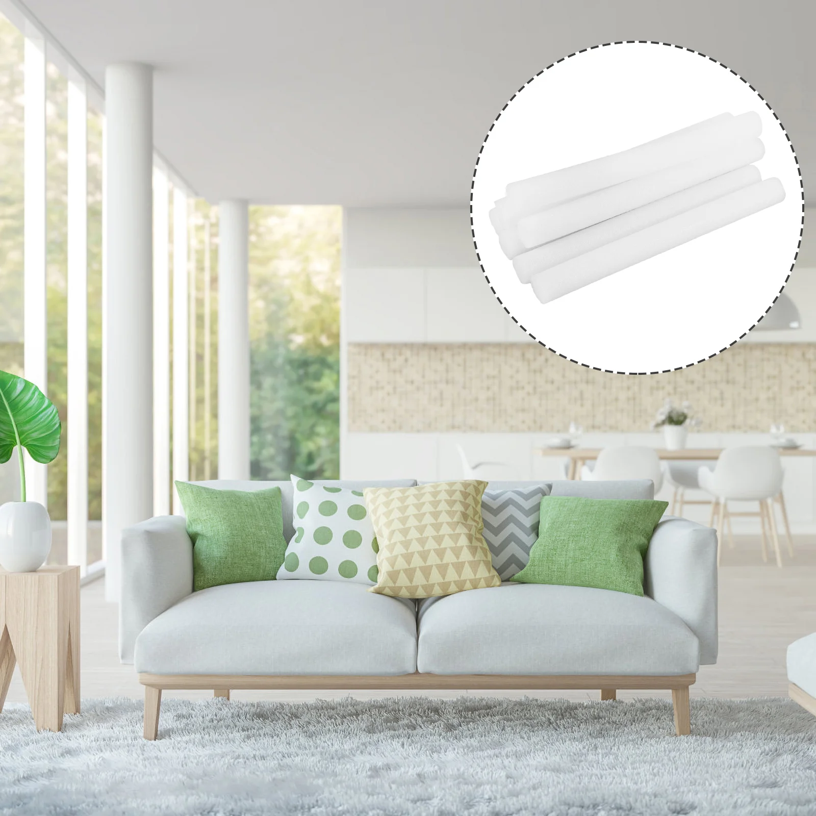 14 Pcs Sofa Fixing Strips Couch Cushion Grip Sofa Slipcover Grips Furniture Parts Foam Sticks Couch Gap Blocker Sofa Accessory image 3