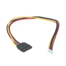 ITX XH2.54 Mini 4pin ATX Sata Adapter Cable SATA Female Power Cable 20CM(8inch)