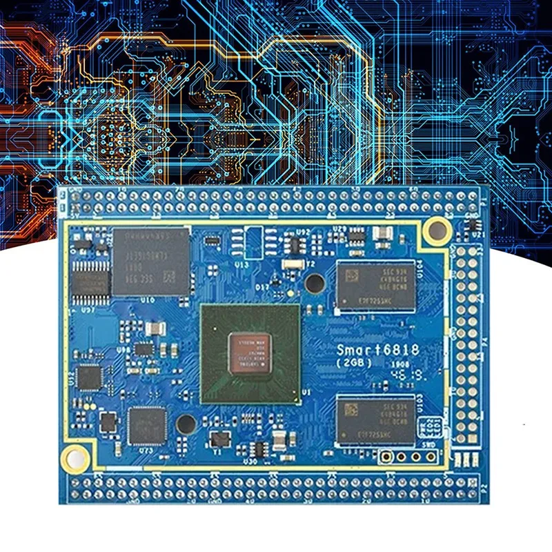 1 Piece Smart6818 Core Board S5P6818 Cortex-A53 Eight Core 2GB+16GB EMMC Learning And Developing