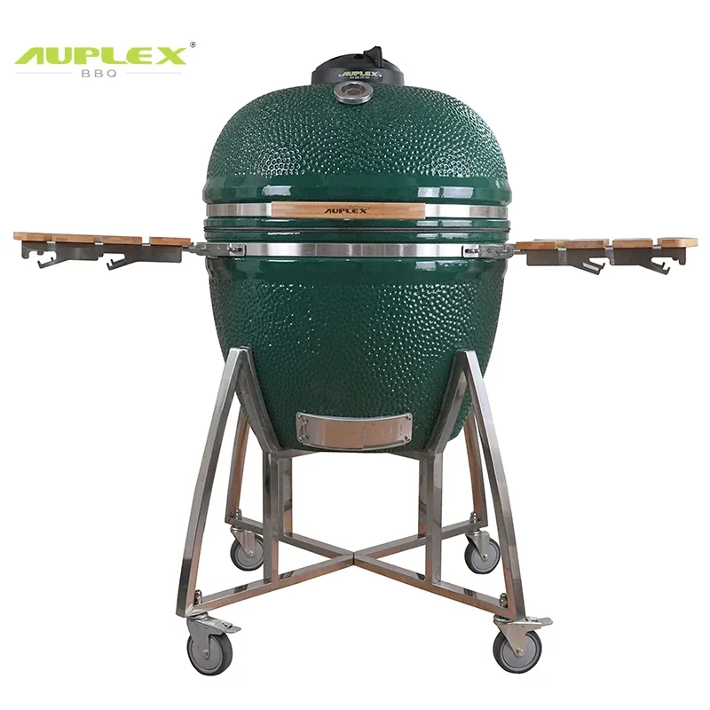 

Auplex Cooking Smoker Ceramic BIg 27 29 inch BBQ Egg Green Asador de carbon Charcoal Barbecue Kamado Grill Outdoor