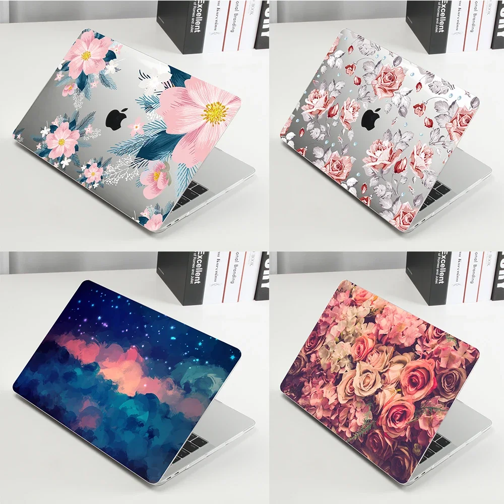 New Newest Marble Laptop Case For Macbook M1 M2 Air 13 15 2023 Pro 14.2 16.2 inch A2681 A2337 A2338 A2442 A2289 cover