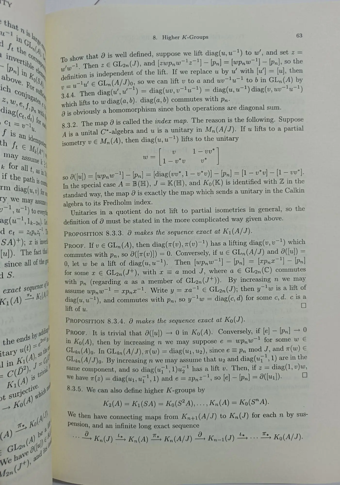 K-Theorie für Operator algebren