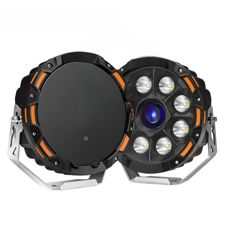 Range 2000m LED concentrator 9 inches car front bar off-road vehicle modified shot