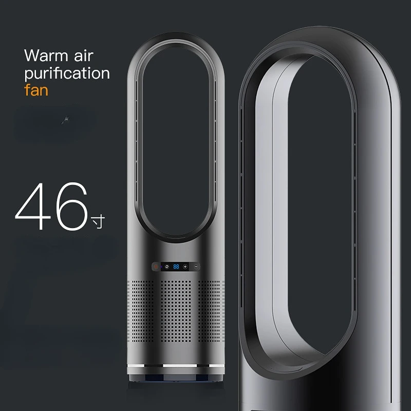 110 فولت/220 فولت سخانات تنقية الهواء الصامت الذكي مراوح التدفئة الباردة والدافئة Vaneless التحكم عن بعد شنت مروحة كهربائية