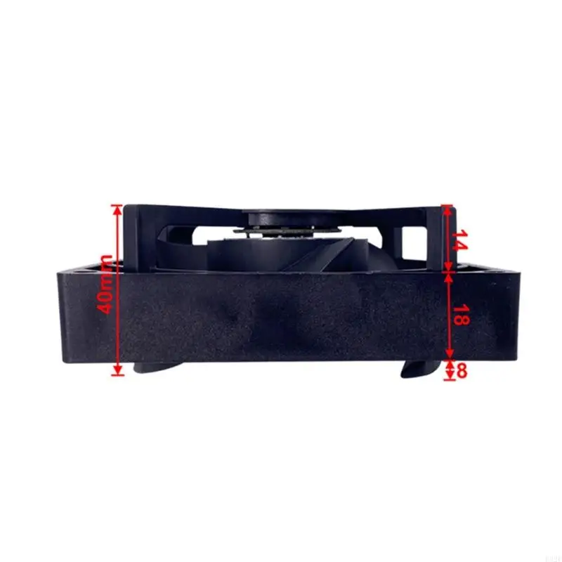 F92F Efficient 12V Refrigerator Cooling Fan 04W S49 For Multiple Fridge Models Good Heat Dissipation Low Noise