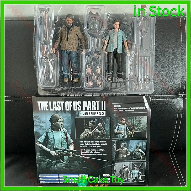 En Stock 18 Cm NECA The Last of Us Parte 2 Gioele Ellie figura de acción con arco 2 unids/set modelo de juguete