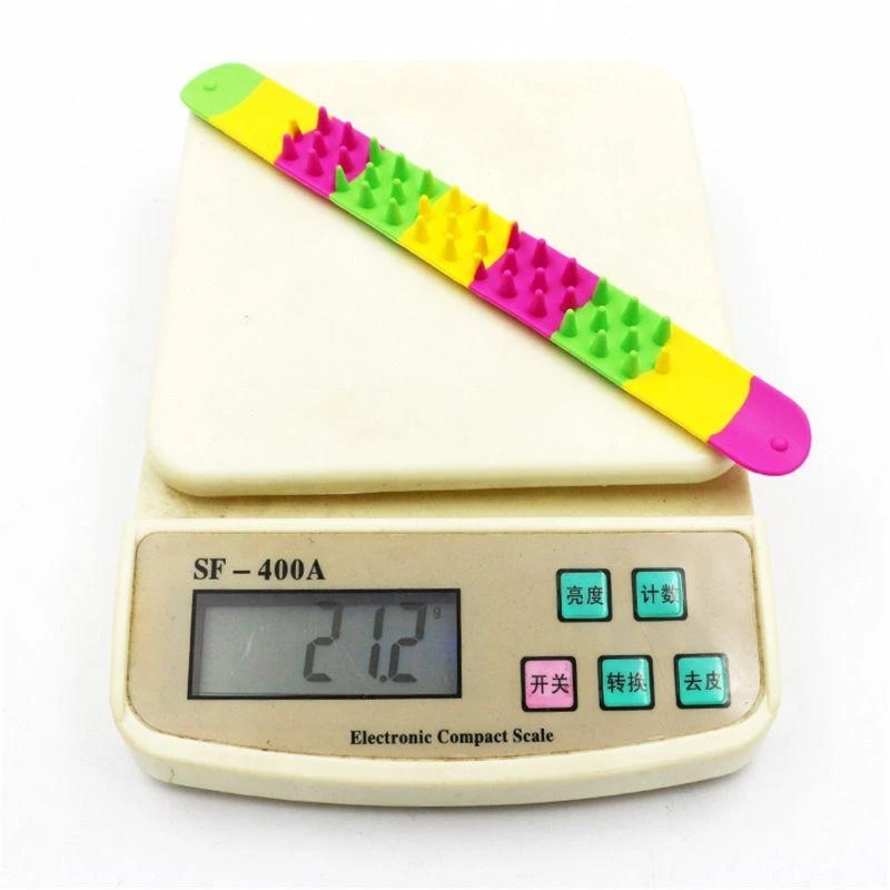 أساور شائكة صفعة للأطفال هدايا حفلات تخفيف الضغط للأطفال سوار هدية 15UB #4