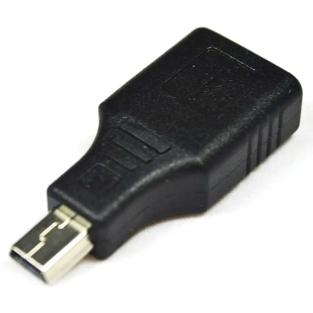 Mini USB 2.0 A Female To Micro USB B Male Adapter OTG  High Speed Converters PC Computer Laptop Adapter Hardware Changer