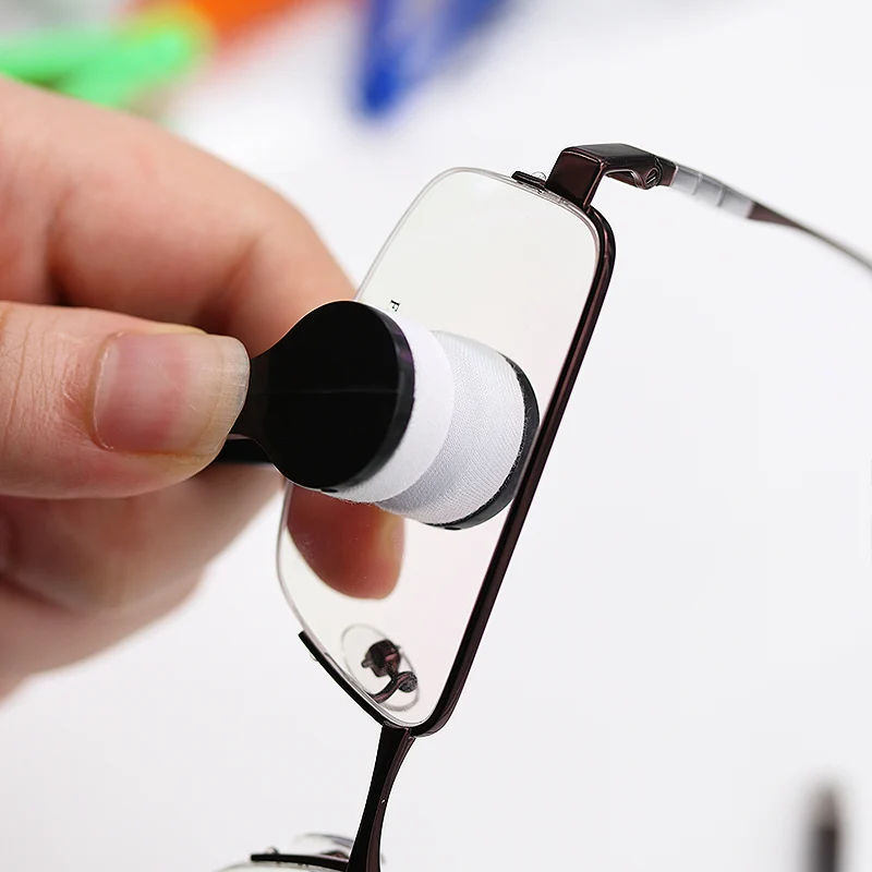 3Pcs Mini Sun Glasses Eyeglass Microfiber Spectacles Cleaner Soft Brush Cleaning Tool Microfiber Glasses Eyeglasses Cleaner