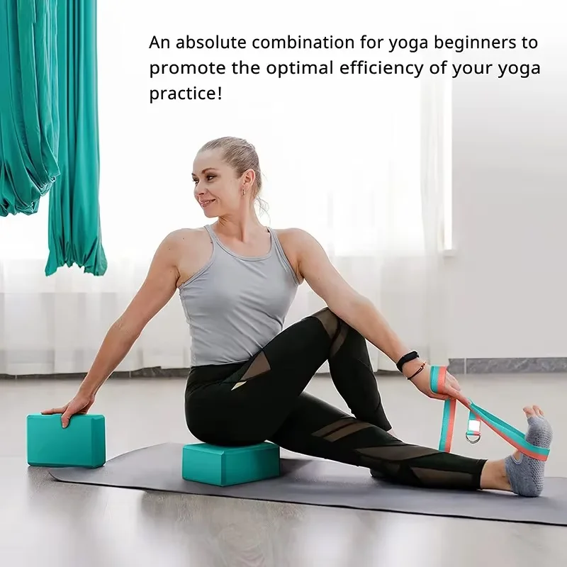 Yoga Blocks Gym Foam Brick Pilates Training Exercise Fitness Bolster Pillow Cushion Stretching Body Shaping Building Cubes - view 3