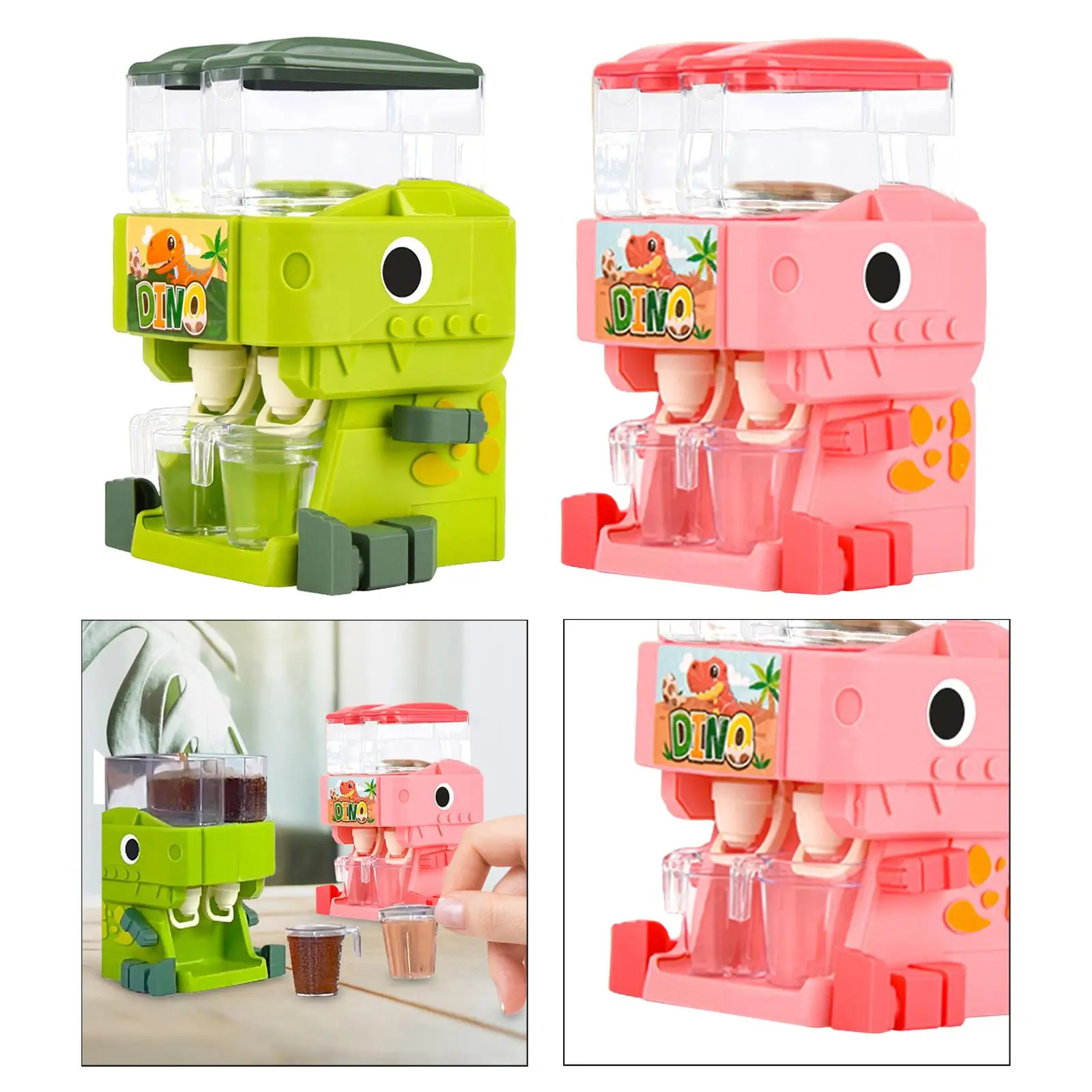 เด็ก MINI น้ําของเล่นตู้น้ําดื่มของเล่นโต๊ะน้ํา Outlets ของเล่นครัว Miniature น้ําของเล่น