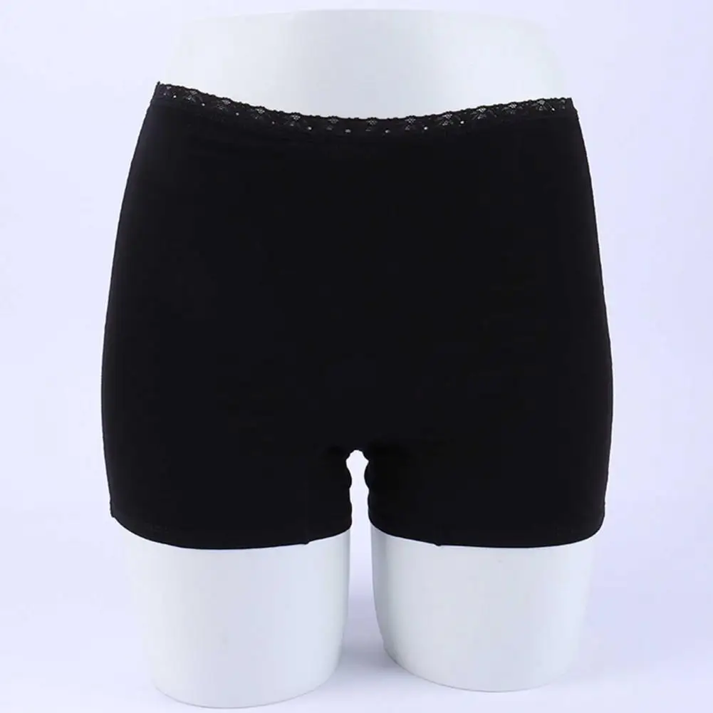 Mutandine mestruali assorbenti per l'umidità Mutandine mestruali a prova di perdite con pizzo protettivo a doppio strato per donne per uso mestruale