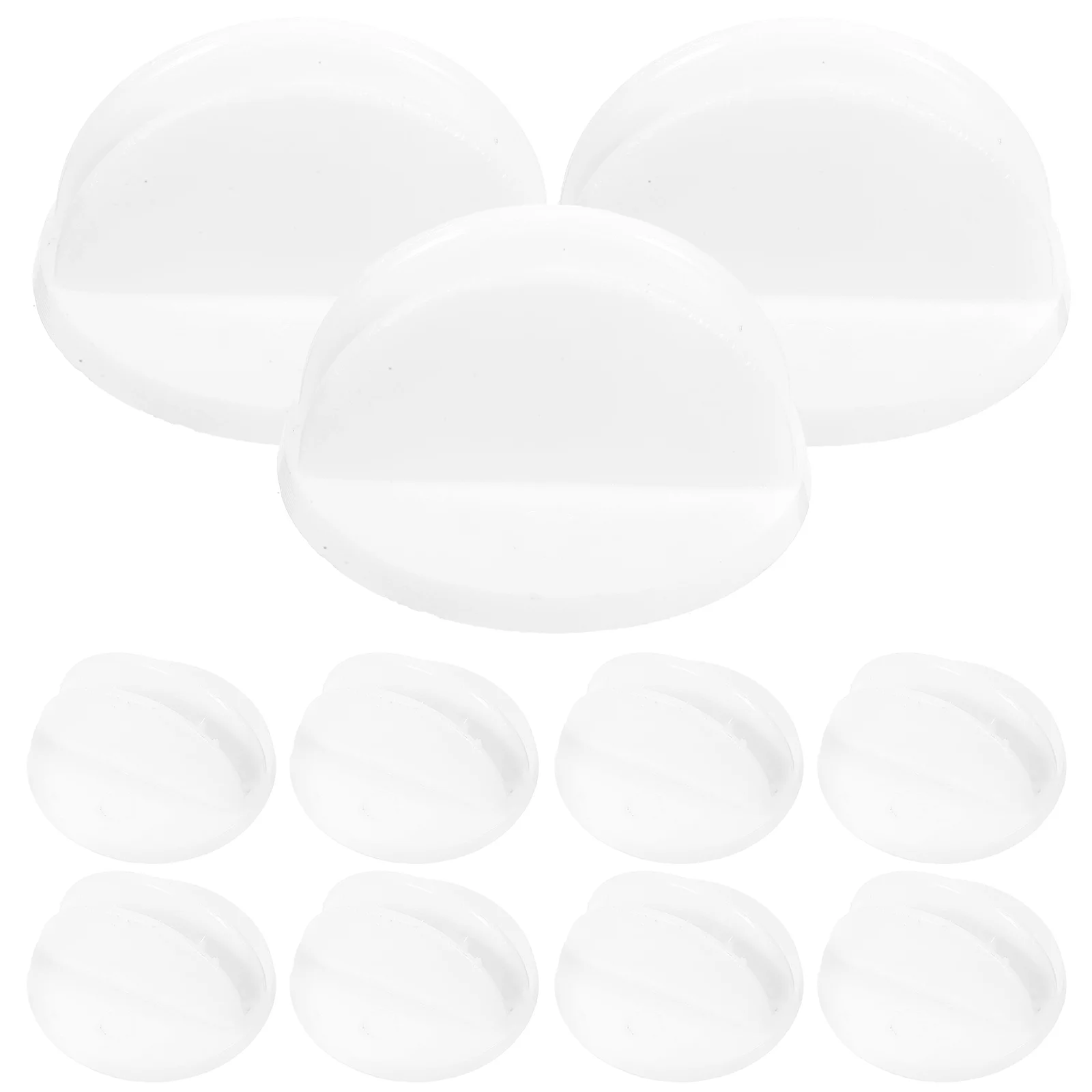 30 Pcs Price Tag Holders Plastic Cards Folder Reusable Clips White Color Desk Organizer Supermarket Retail Store Display