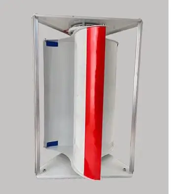 Micro vertical wind turbine with micro wind start, disc type iron coreless power generation, outdoor portable camping